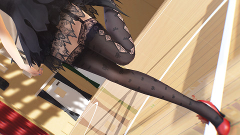 【MMD-LUVORATORRRRRY!】黑色蕾丝,纵享丝滑